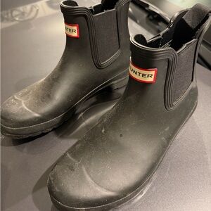 Hunter Original Chelsea Black Boots